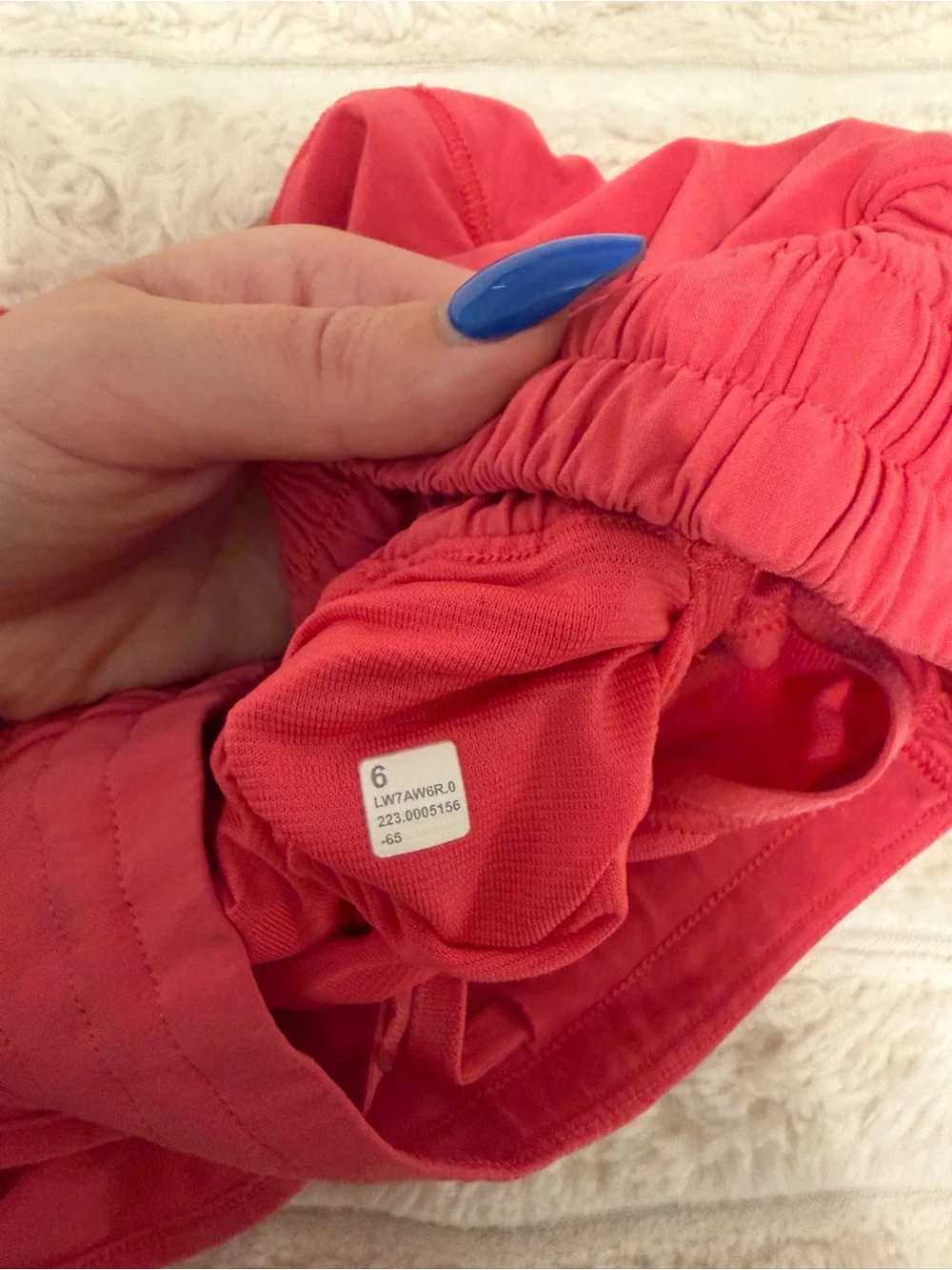 lululemon athletica Bright Red Athletic Shorts